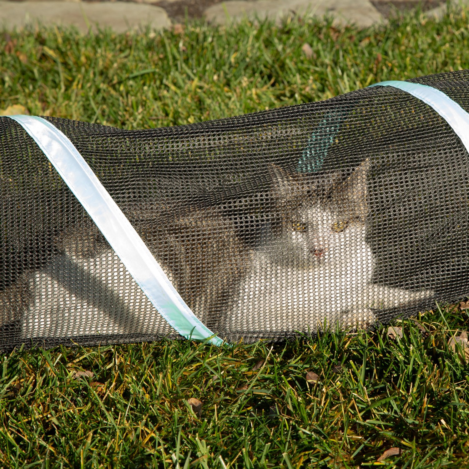 Kitty City Outdoor Cat Tunnel 3 Metre Play Run, detail view