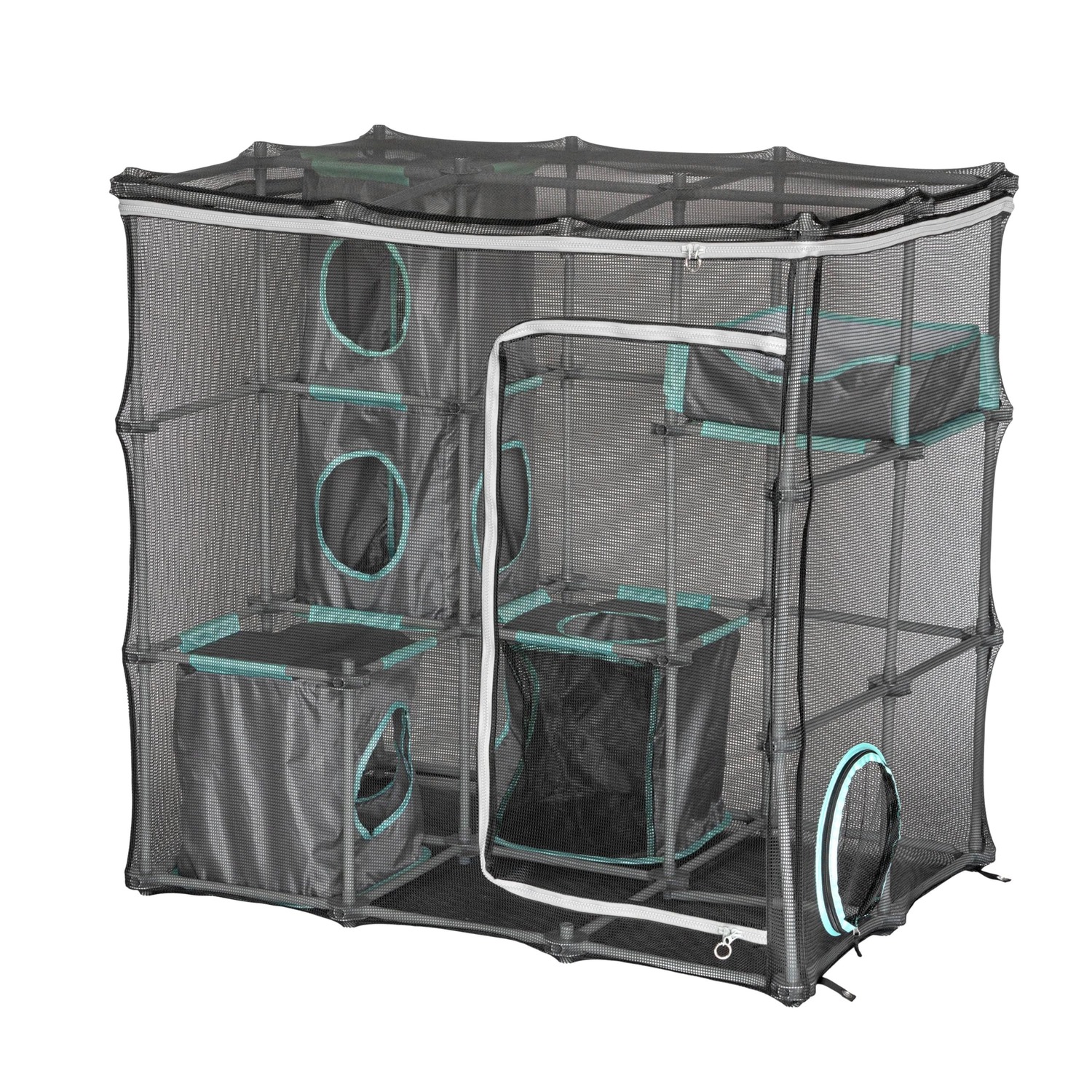 Kitty City Outdoor Mega Catio Kit with Tunnel Port: image 3