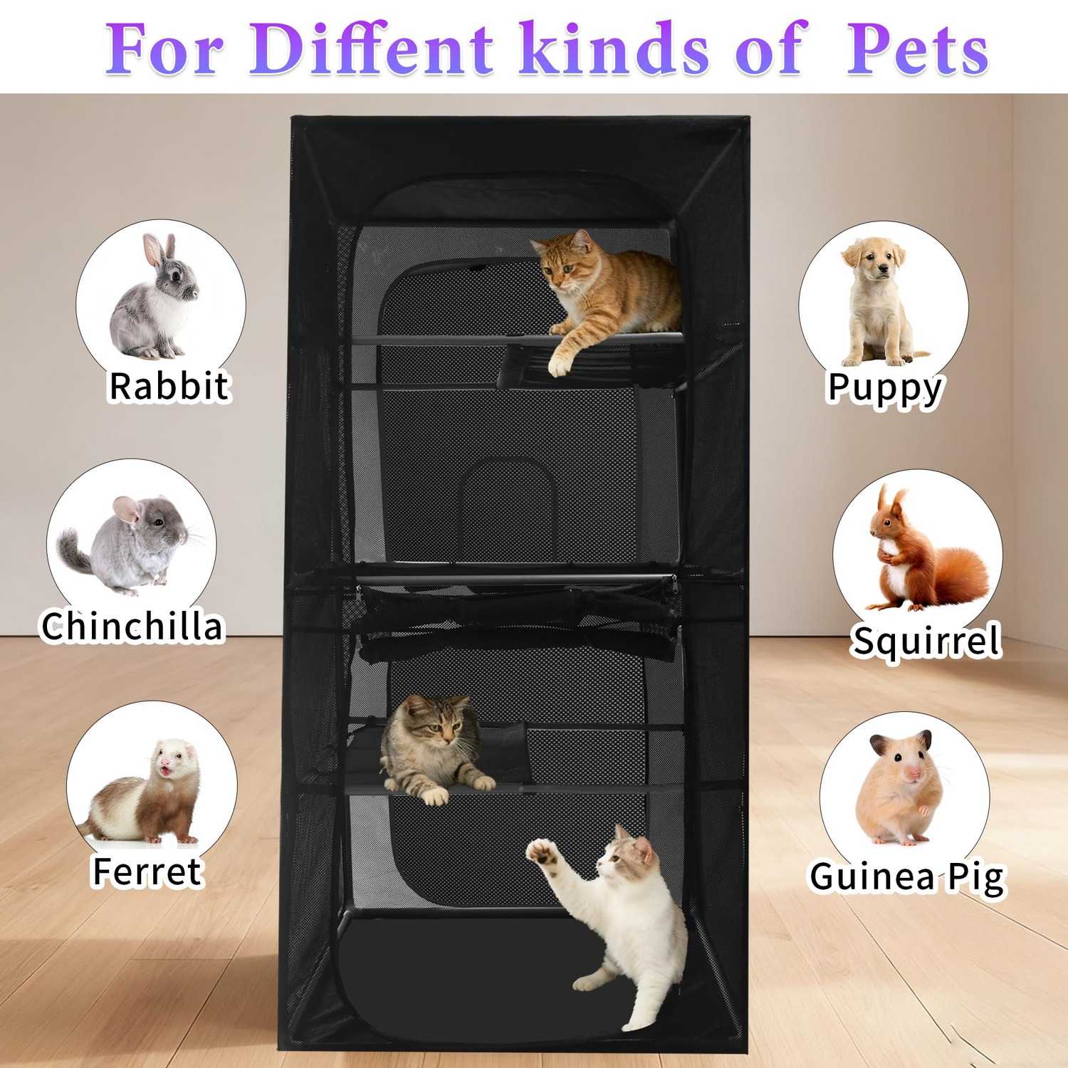 Four-Tier Window Catio Cat Enclosure: image 7